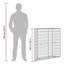 Lit surélevé en acier galvanisé Trapezium Gabion-1295722150