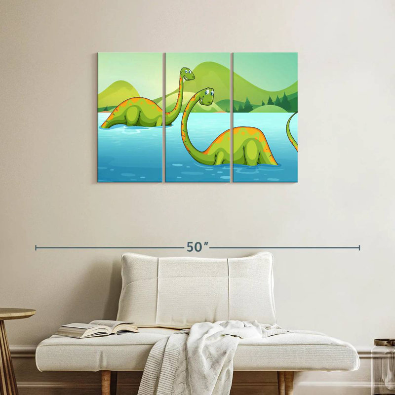 River With Dinosaurs
