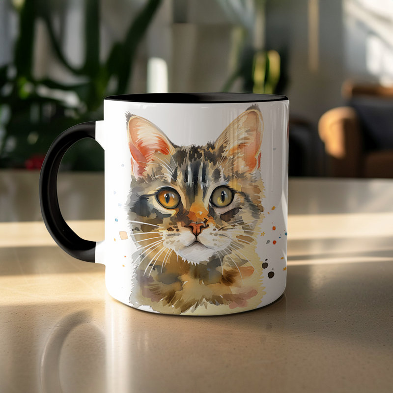Ceramic Coffee Mug, 2, Black