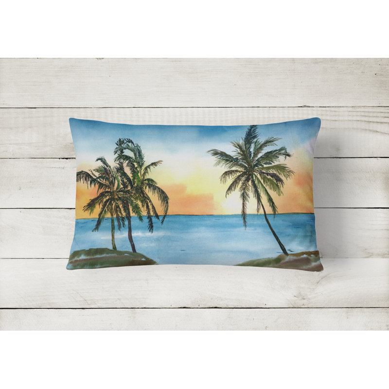 Palm Tree Indoor/Outdoor Throw Pillow