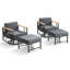 Ensemble de 2 chaises pivotantes Coan-855090821
