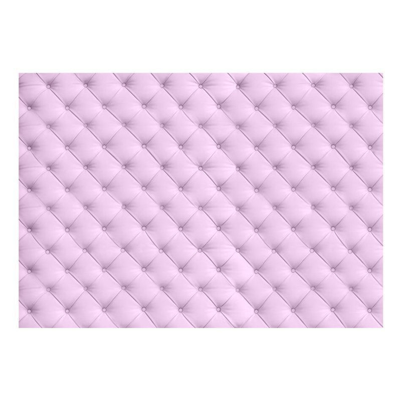 Adhésif mural amovible Lanny Peel & Stick - doux motif Chesterfield rose, L 55 po x l 77 po
