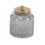 Mabank Glass Decorative Jars with Wood Lids Set-30689851-30689849