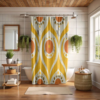Rideau de douche Boho Art - Premium