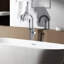 Robinet de baignoire autoportant moderne avec douche à main - placage de robinet de baignoire brillant