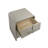 Velora 2‑Drawer Nightstand with Wavefront Design