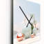Horloge murale abstraite blanche-99636280