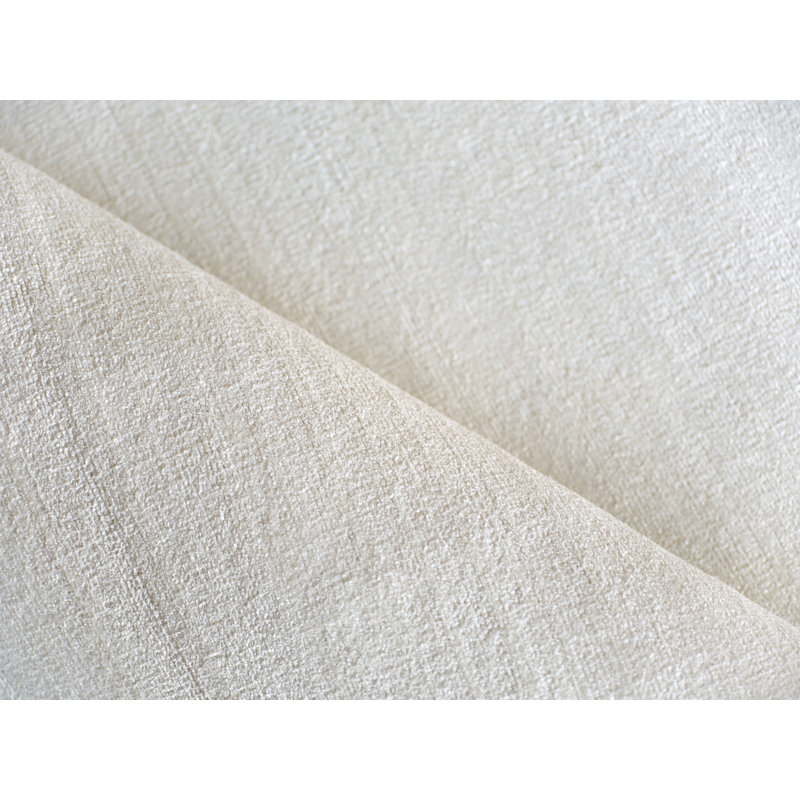 Martelli Modern Handmade Silky Nylon, White Area Rug, Rectangle 10' x 14'
