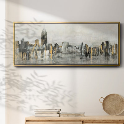 Bright City Lights - Toile encadrée