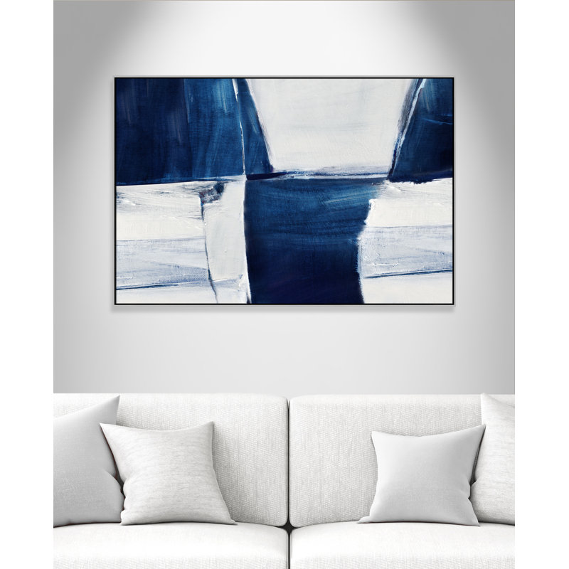 «Blue Midnight Plateau II - Landscape Version», reproduction de paysage par Judith Shapiro, 61.5'' W x 41.5'' H
