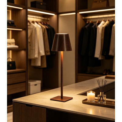 Rechargeable Cordless Table Lamp With Stepless Dimming & 3 Colour Temperatures - Portable Battery Operated Desk Lamp For Indoor And Outdoor Use