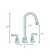Townsend Widespread 2-handle Bathroom Faucet with Drain Assembly