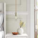 Renata Single Light Glass Dimmable Pendant