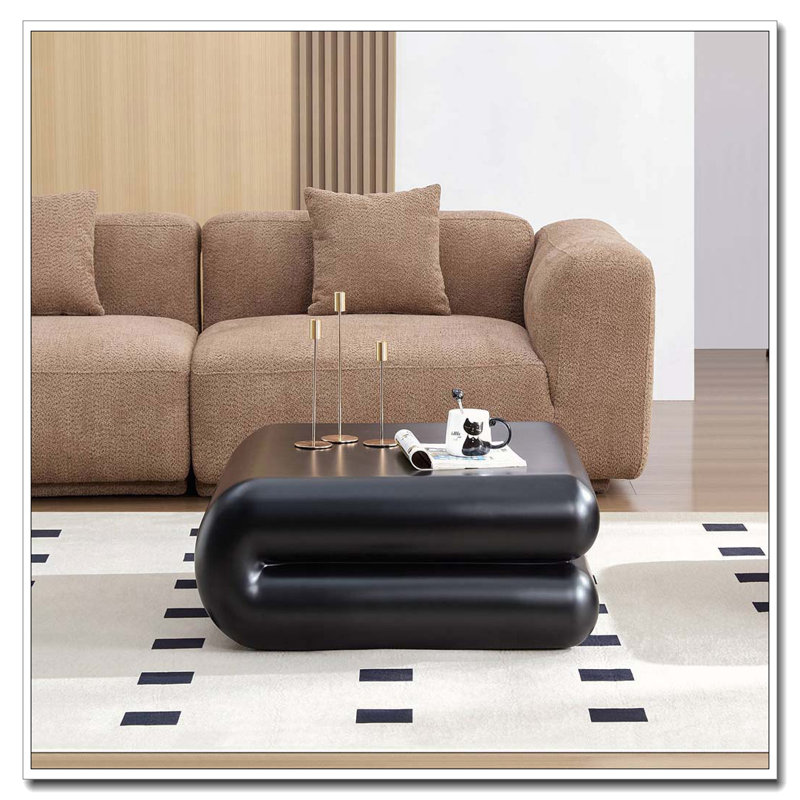 Table basse en fibre de verre FRP, Noir