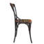 Jaydynn Cross Back Side Chair in Orange/Black