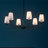 6 - Light Steel Dimmable Classic / Traditional Chandelier-1433420318