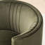 Fauteuil d'appoint demi-tonneau en velours avec roulettes-2076944049
