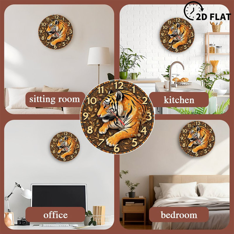 Horse Wall Clock Art