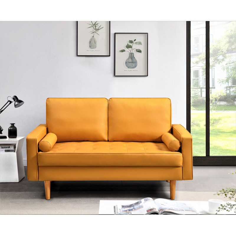 Causeuse Winston, Orange abricot