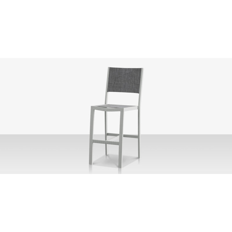 Chaise sans accoudoirs Fusion Bar, Argent argent, Ardoise