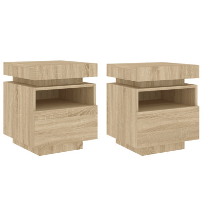 Brandace 39cm W Bedside Table