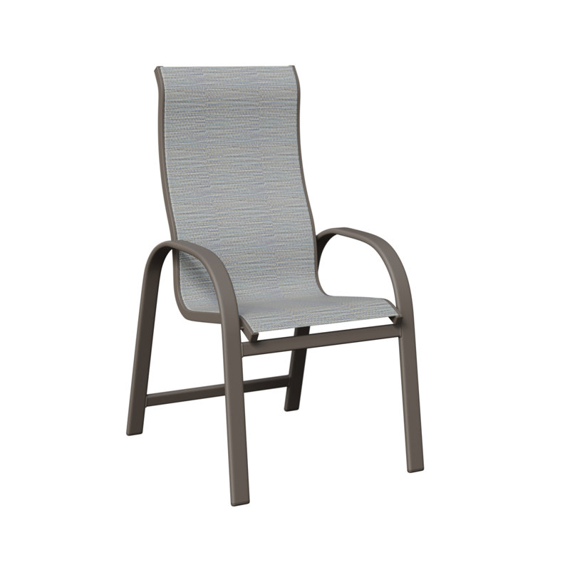 Chaise berçante à haut dossier berlinois Berlin Gardens, Canne des Caraïbes, Graphite
