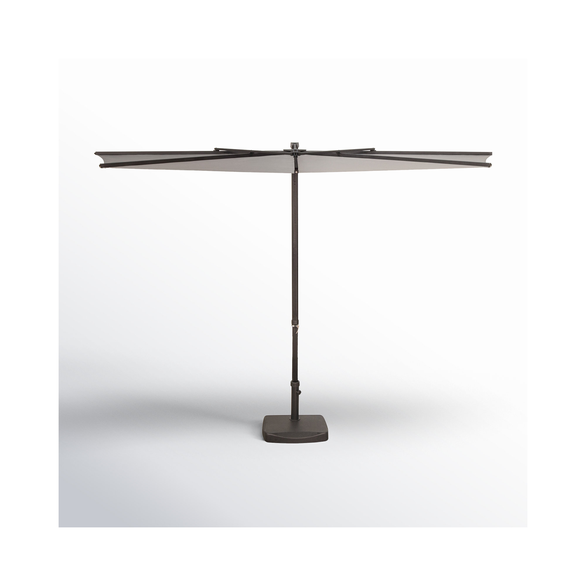 Ellen 57" Market Umbrella, Gray Performance