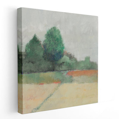 «Path Through the Field Green», reproduction d'art sur toile