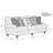 Navay 85'' Upholstered Sofa with Comfort Coil Seating and 5 Included Accent Pillows