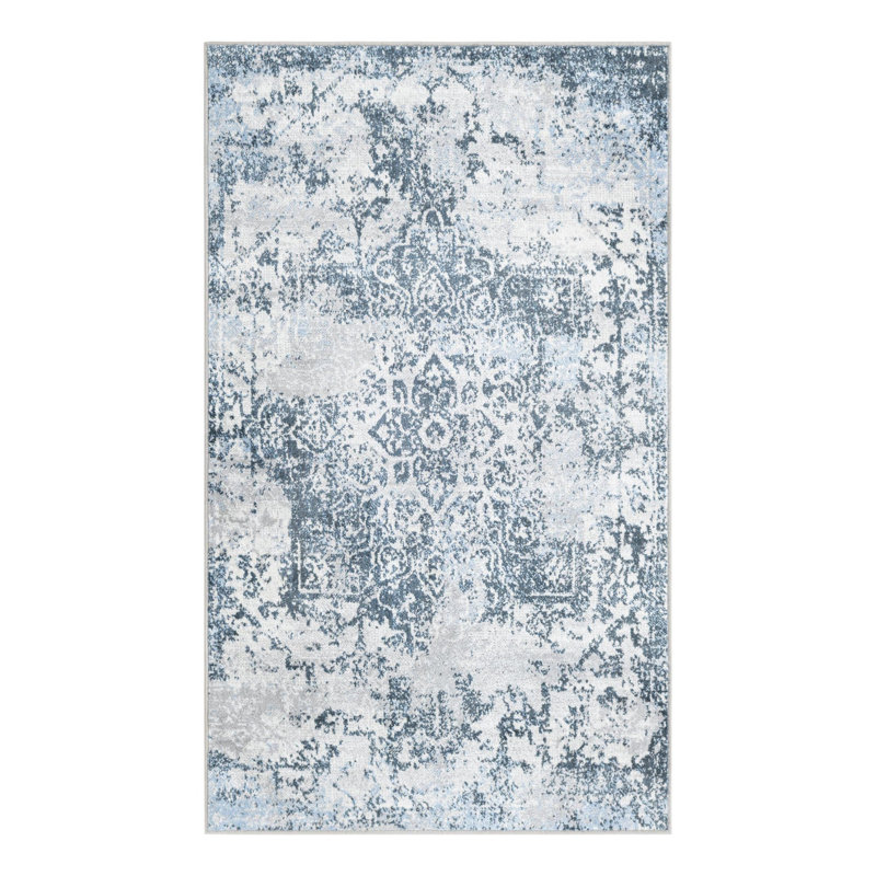 Massie Floral Indoor Rug, Rectangle 3'3" x 5'3"