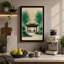 Pavilion in Harmony Japandi 1 Piece Wrapped Canvas Wall Art-553136069-553136068