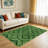 Green Southwestern Geometric carpet-easy to clean, machine-washable, soft and comfortable; suitable for door mats, kitchens, living rooms, bedrooms, corridors, and laundry areas. Easy to clean, durable carpet for home decoration.-50325382