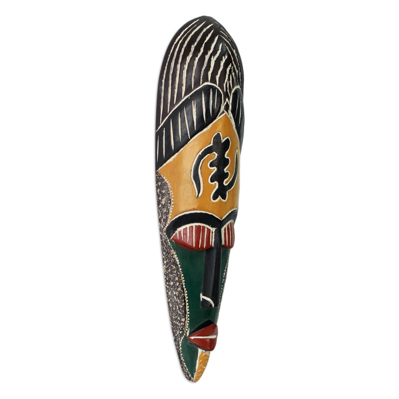 Décoration murale en bois sculpté à la main africain Godfred France