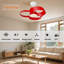 Ventilateur de plafond intérieur 22 po avec télécommande DEL à intensité variable Soraya-2013612627-2013612629