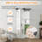 3 Lite Frosted Glass Prefinished Bi-Fold Barn Door With Hardware Kit, Assembly required-94169770-113761479