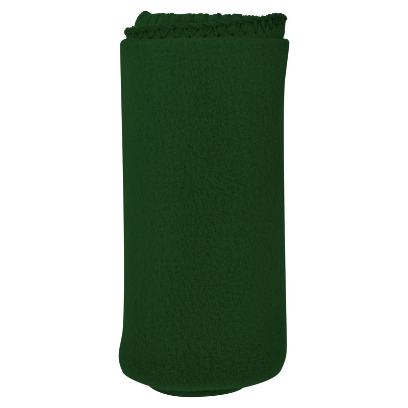 Jeté polaire 50 po x 60 po, Vert foncé