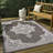 Graysin Vintage Casual Medallion Light Brown/Cream Indoor/Outdoor Rug-631268299