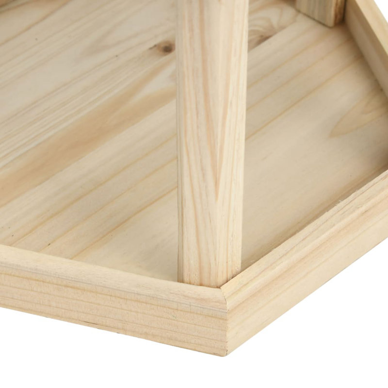 Stanger Wood Freestanding Hopper Bird Feeder