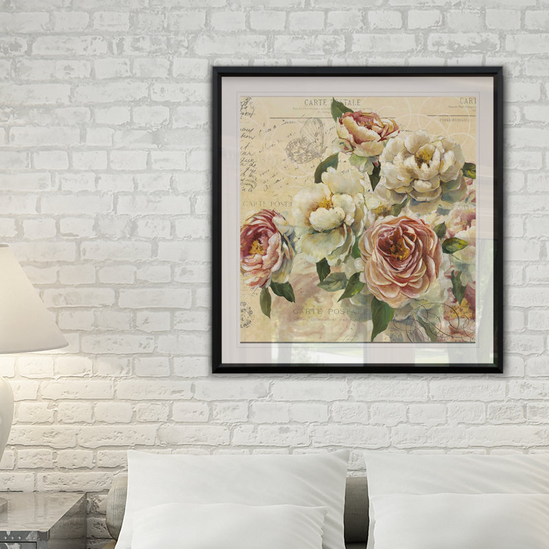 Lettre parfumée I - reproduction de cadre photo, H 26,5 po x l 26,5 po x P 1,5 po