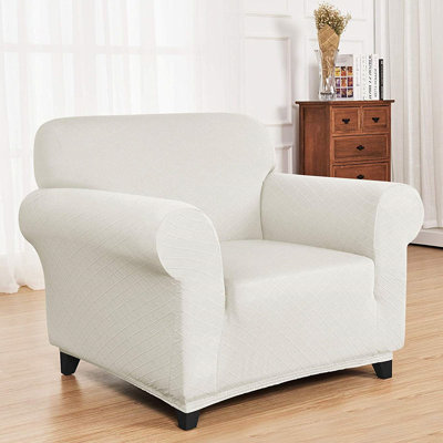 Housse pour fauteuil à coussins carrés ultra doux