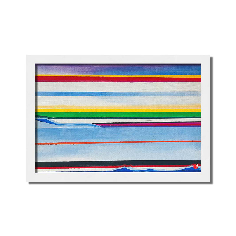 Mariners par Joan Davis. Impression sur papier - Montée et encadrée, H 34 po x l 49 po