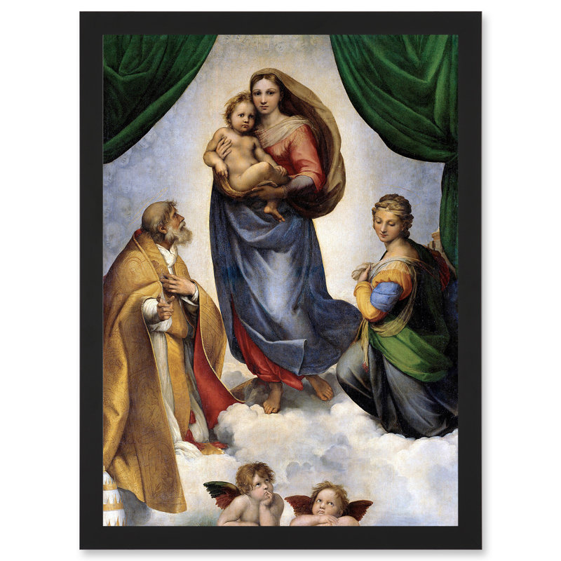 The Sistine Madonna - Single Picture Frame Art Prints