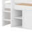 Loft Bed With Storage Cabinet And Chalkboard Panel-634823248