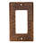 Copper Single Ground Fault/Rocker GFI Switchplate Cover - Quantity 2