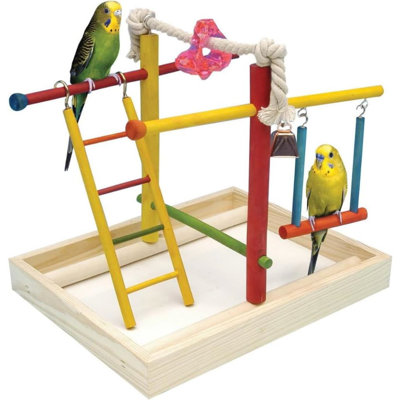 Medium Wooden Playground Bird Activity Centre