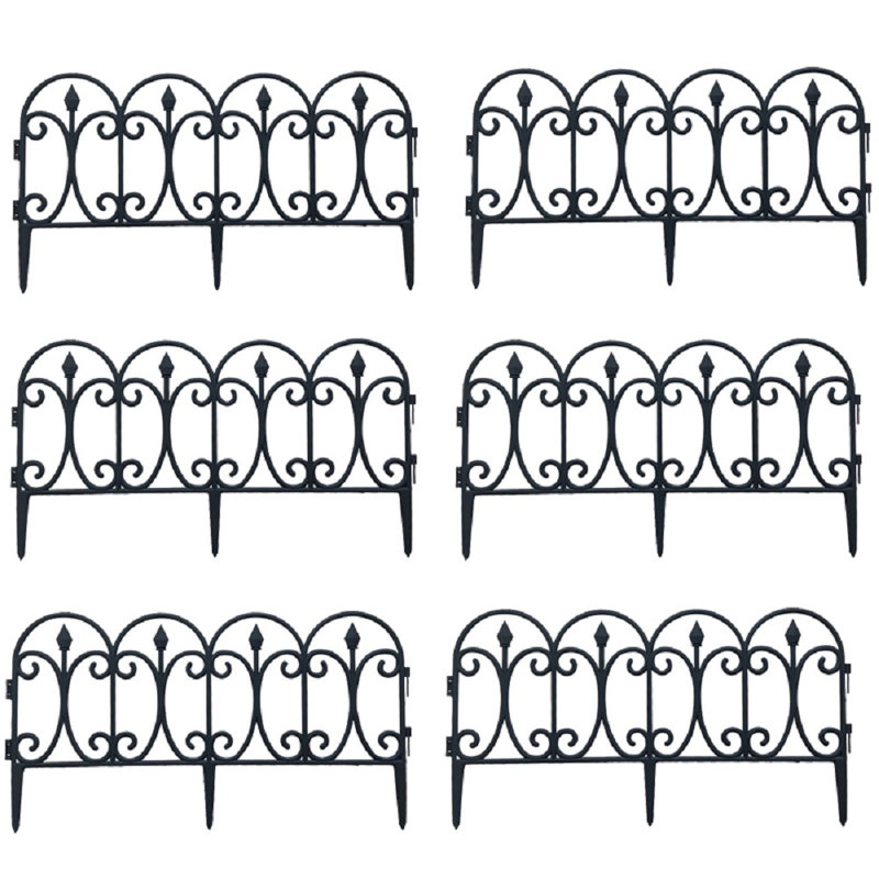 Renelso 33cm H x 60cm W Black Polyethylene Plastic Fencing