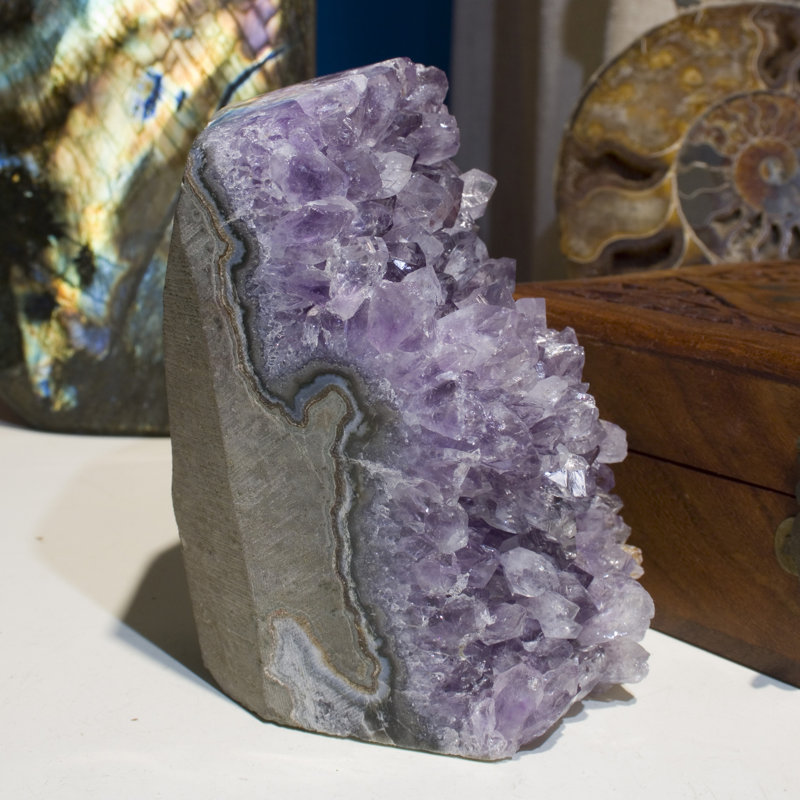 Amethyst on Basalt