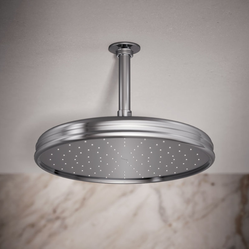 Pomme de douche fixe Rain, Chrome poli