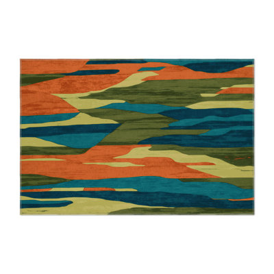 Serene Cascade Indoor And Outdoor Area Rug