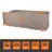 Modern Leisure Garrison Rect/Oval Patio Table & Chair Set Cover,  108"L x 64"W x 34"H, Sandstone